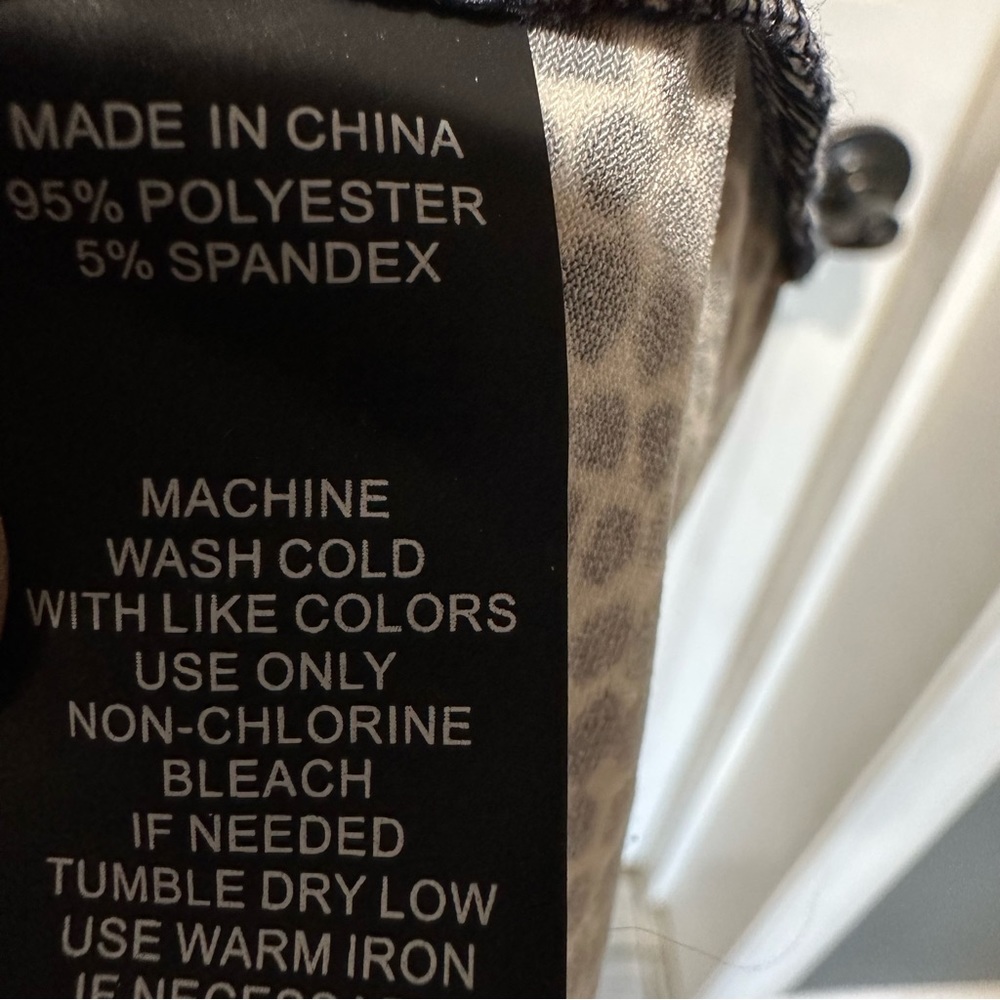 Vince Camuto Navy Animal Print Maxi Dress - Picture 5 of 6